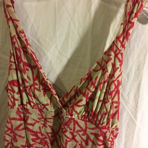 Diane Von Furstenberg Eunicetta Silk Maternity Ruched Tank Top - Picture 2 of 6